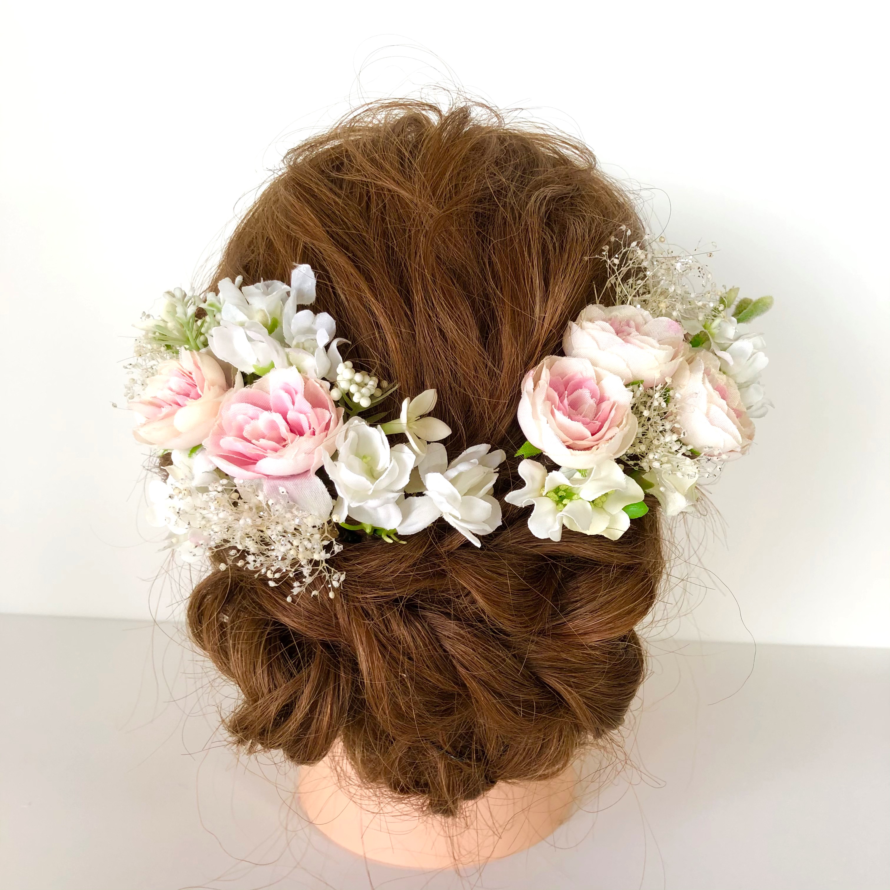 〈ハンドメード新作2024〉ヘッドドレス小さいお花　可愛い♡ お洒落♡ 成人式　結婚式　卒業式 4,814円