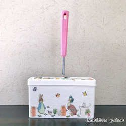 おうち型のダストボックス(Sサイズ)〈ピーターラビット〉 ゴミ箱
