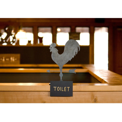 風見鶏をイメージしたアイアンオブジェ02 その他インテリア雑貨 studio