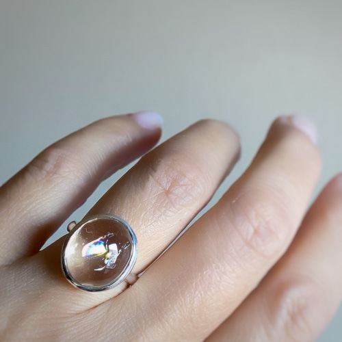 アイリスクォーツリング/sv925 指輪・リング SNOWPETAL JEWELRY アイリスクォーツリング/sv925 指輪・リング SNOWPETAL JEWELRY