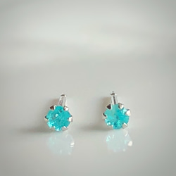 パライバトルマリンピアス STAR - パライバトルマリンピアス（Small） – KAJITA