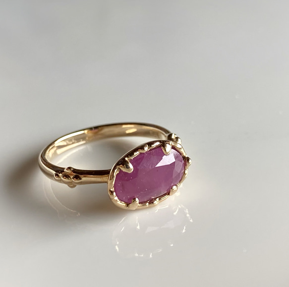 K10 天然ピンクサファイアリング 楽天市場】【DEAL】 K10ピンクゴールドピンクサファイアリング