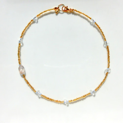 peace necklace -rutile quartz- 2枚目の画像