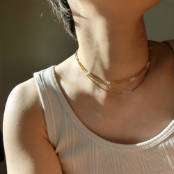 peace necklace -rutile quartz- 5枚目の画像