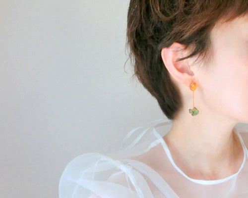 ㉝ミナペルホネン【tanpopo】イヤリング⚘ピアス ㉝ミナペルホネン【tanpopo】イヤリング⚘ピアス