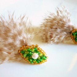 feather jewel ( green) 3枚目の画像