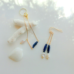 ’Santorini' earrings 4枚目の画像