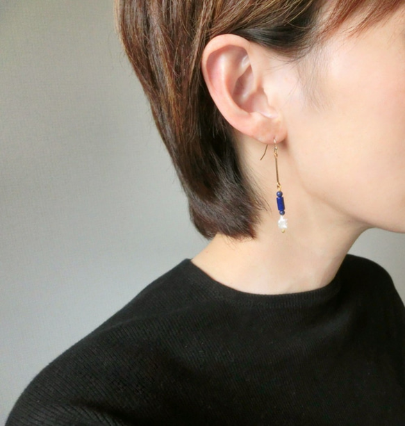 ’Santorini' earrings 5枚目の画像