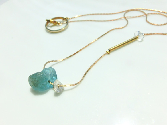ocean blue necklace 2枚目の画像