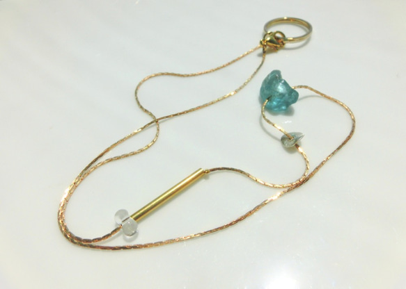 ocean blue necklace 5枚目の画像