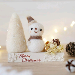 大きなタペストリー❣️クリスマスツリー 羊毛フェルト