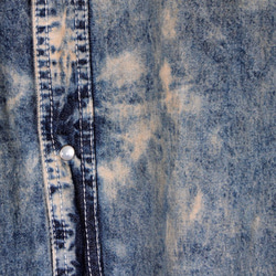 "KAKISHIBU" Dyed Denim Shirts (M) 8枚目の画像