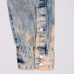 "KAKISHIBU" Dyed Denim Shirts (M) 9枚目の画像