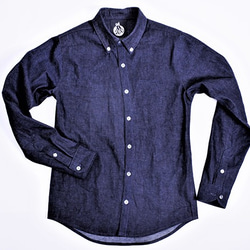 10oz denim button-down shirts　JAPAN MADE 第3張的照片