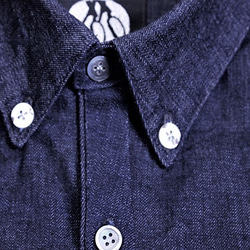 10oz denim button-down shirts　JAPAN MADE 第6張的照片