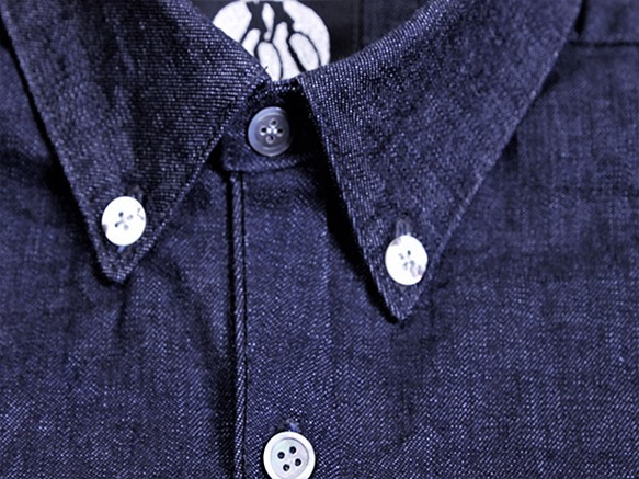 10oz denim button-down shirts　JAPAN MADE 第6張的照片