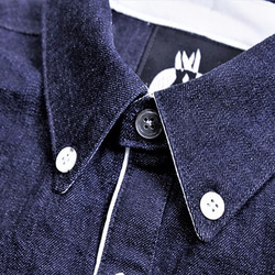 10oz denim button-down shirts (switching silk)　JAPAN MADE 第6張的照片