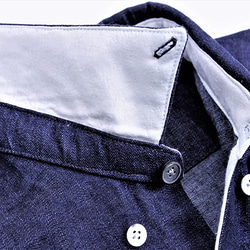 10oz denim button-down shirts (switching silk)　JAPAN MADE 第7張的照片