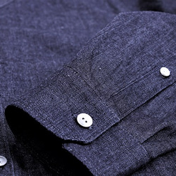 8oz denim v-neck shirts　JAPAN MADE 第4張的照片