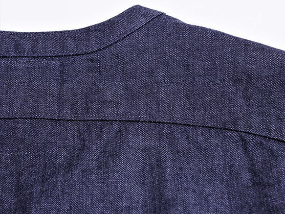 8oz denim v-neck shirts　JAPAN MADE 第7張的照片