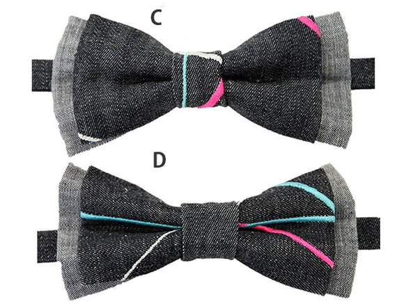 bow tie double collar Original embroidery 第5張的照片