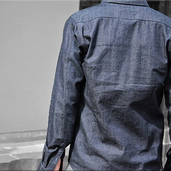 Beautiful casual denim shirt 第7張的照片