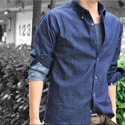 Beautiful casual denim shirt 第2張的照片