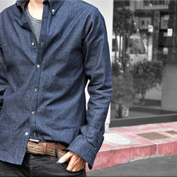 Beautiful casual denim shirt 第3張的照片