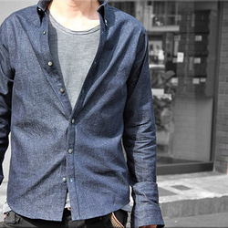 Beautiful casual denim shirt 第6張的照片