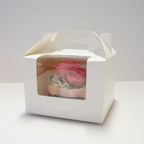 &quot;NEW&quot;アマランスラウンドケーキ（バラ）ピンクの花セレモニーをバラ 4枚目の画像