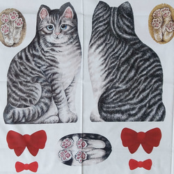 オーダー用パネル生地　ミニパネル　猫パネル 商品オーダー用3サイズから12cm17cm25cm猫パネル生地