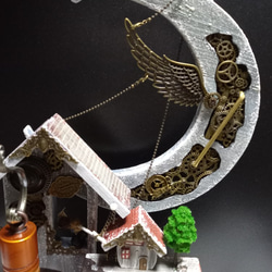 機械仕掛けの月ボトルランプ（コアントローリキュール） 8枚目の画像