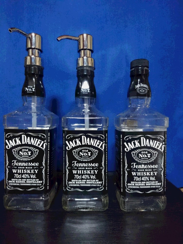 再販）ソープディスペンサーと小物入れ ジャックダニエル フリー 