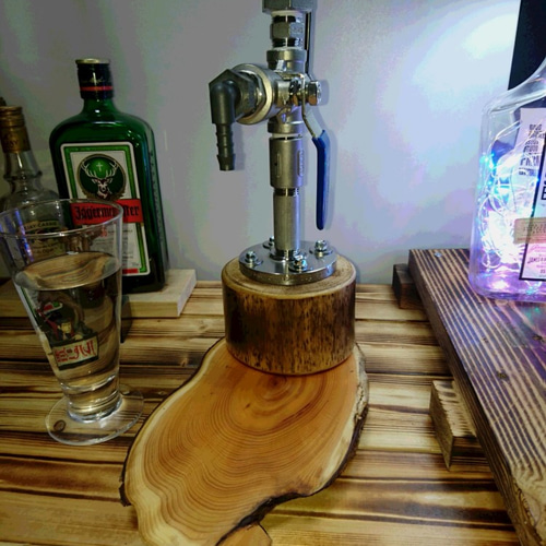 ウイスキーディスペンサー（ブルー） 男前インテリア お酒サーバー