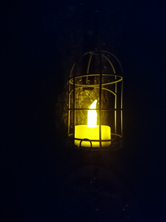 妖精の家キーフック付きランプ 2枚目の画像
