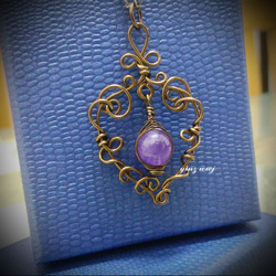 紫羅薇蔓墜飾 米弗拉珠寶 天然石 能量寶石 紫水晶 第4張的照片