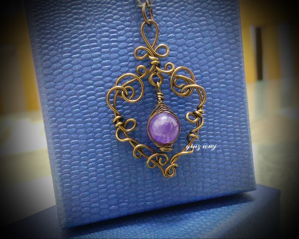 紫羅薇蔓墜飾 米弗拉珠寶 天然石 能量寶石 紫水晶 第4張的照片