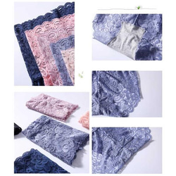 \ Trial SALE / [1 件套] 高腰單品 全背短褲 蕾絲短褲 褲子 Panty 透明 第7張的照片