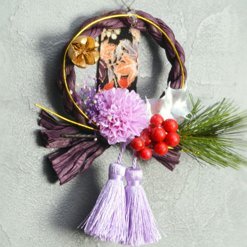 同送♪ミニしめ飾り2020 ① 同送♪ミニしめ飾り2020 ① 正月飾り しめ縄 しめ飾り (mini )の通販