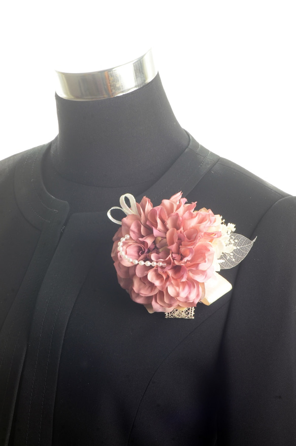 入學畢業慶典婚禮胸花達利亞·粉紅色“胸花別針·指示”與CA-001 第9張的照片