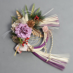 提前打折“ Creema Limited” 2020年新商品Shime繩裝飾c藤紫色 第1張的照片