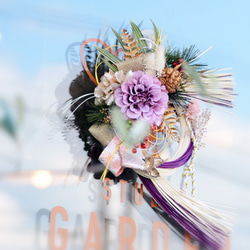 提前打折“ Creema Limited” 2020年新商品Shime繩裝飾c藤紫色 第4張的照片