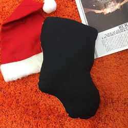 【kuroi-T】【聖誕禮物】聖誕襪襪 | 純棉帆布形狀抱枕 第5張的照片