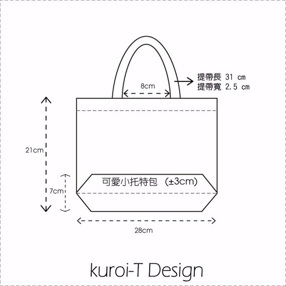 【客製化姓名】蝴蝶/印花帆布/手做提包--禮物托特包 第5張的照片