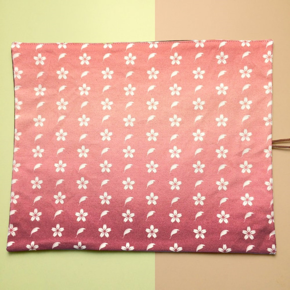 デュアル食器カトラリー袋パッケージランチョンマット桜 3枚目の画像