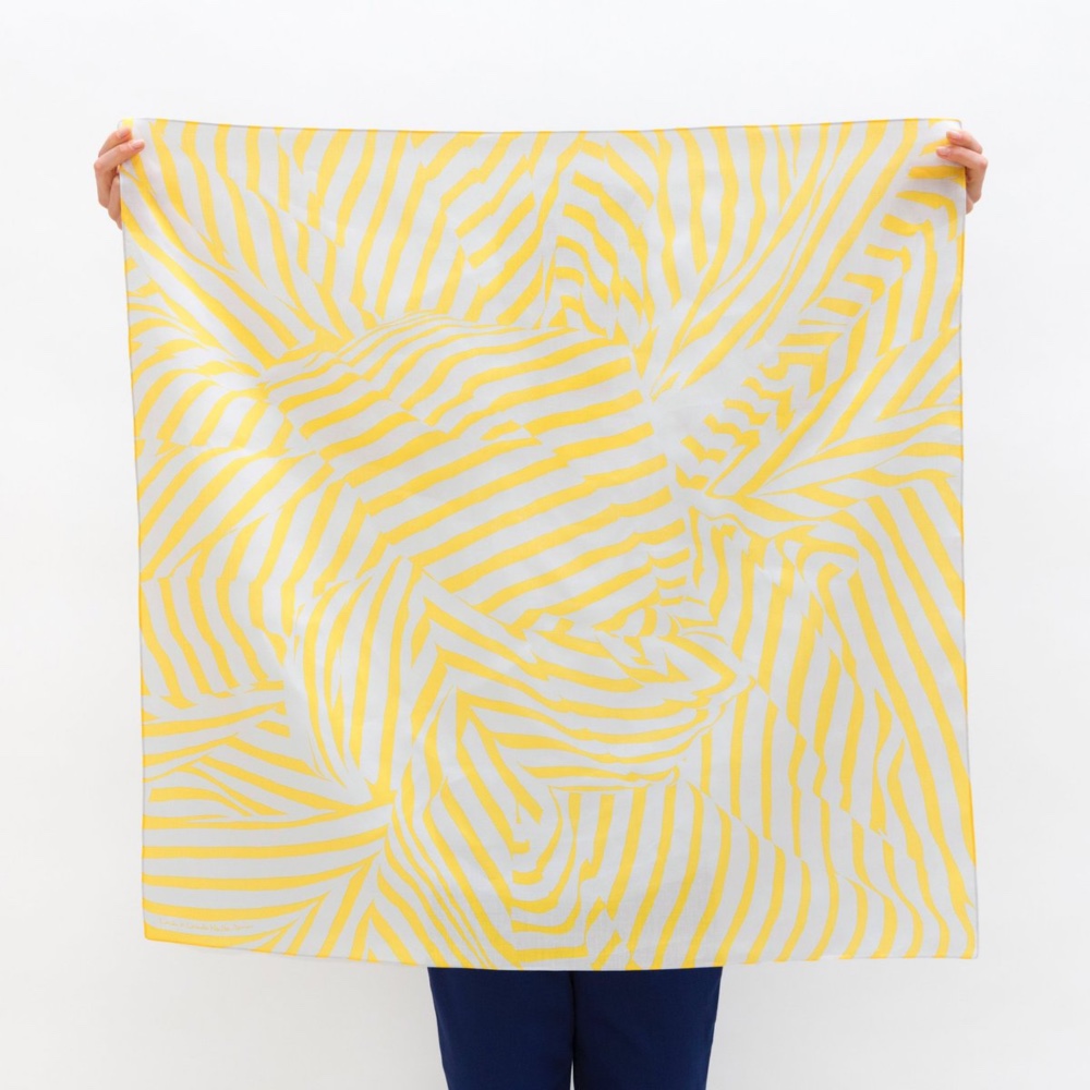 Stripe Yellow Furoshiki (風呂敷 / スカーフ)