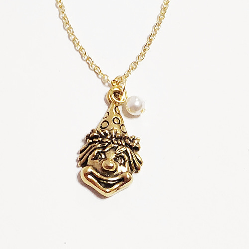 胸元で踊るピエロのダイヤペンダントトップ#652 【公式通販】