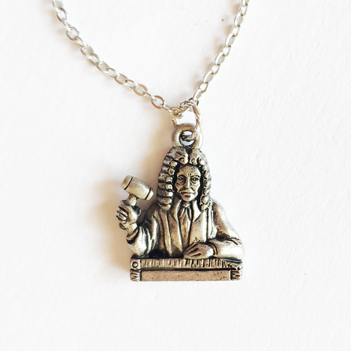 裁判官 木槌（ジャッジ ガベル） 立体的な ネックレス】裁判 アメリカ