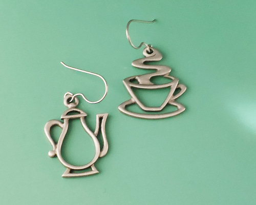 ビンテージ 80年代 アメリカ製 湯気立つコーヒーと コーヒーポット の