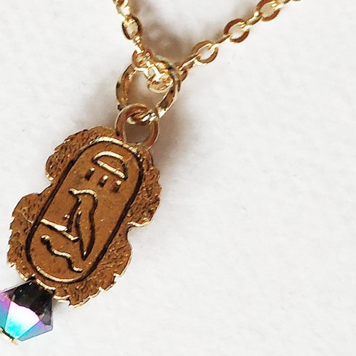 スカラベ（エジプト） の ネックレス】ゴールド アメリカ製 神